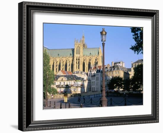 St. Etienne Cathedral, Metz, Moselle, Lorraine, France-Bruno Barbier-Framed Photographic Print