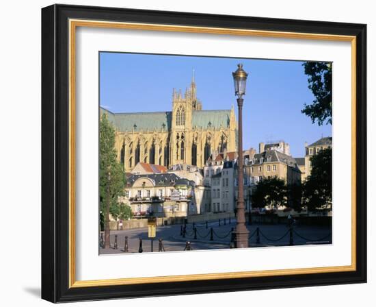 St. Etienne Cathedral, Metz, Moselle, Lorraine, France-Bruno Barbier-Framed Photographic Print