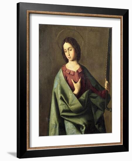 St. Euphemia-Francisco de Zurbarán-Framed Giclee Print