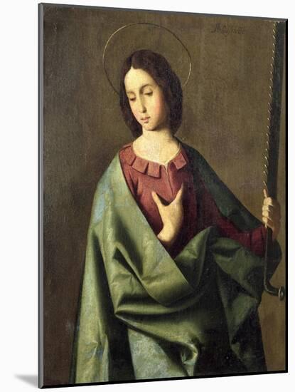 St. Euphemia-Francisco de Zurbarán-Mounted Giclee Print