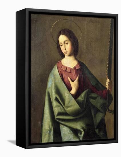 St. Euphemia-Francisco de Zurbarán-Framed Premier Image Canvas