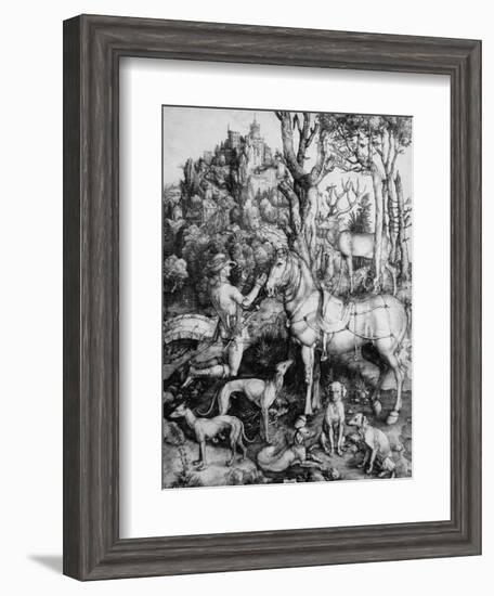 St. Eustace-Albrecht Dürer-Framed Art Print