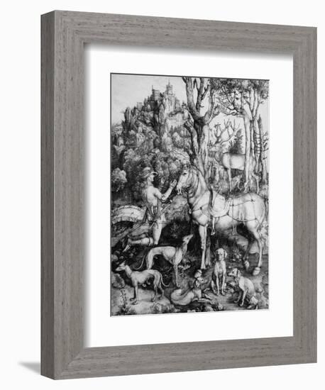 St. Eustace-Albrecht Dürer-Framed Art Print