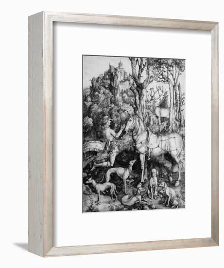 St. Eustace-Albrecht Dürer-Framed Premium Giclee Print