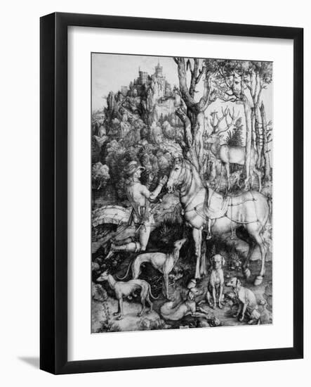 St. Eustace-Albrecht Dürer-Framed Art Print