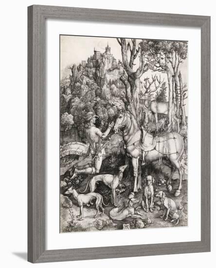 St. Eustace-Albrecht Dürer-Framed Giclee Print