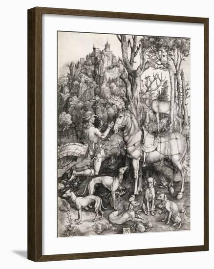 St. Eustace-Albrecht Dürer-Framed Giclee Print