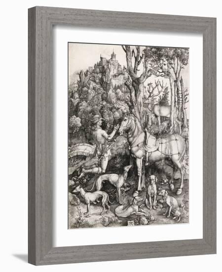 St. Eustace-Albrecht Dürer-Framed Giclee Print