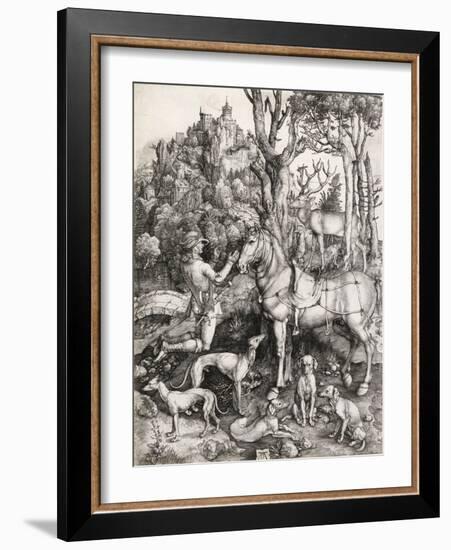 St. Eustace-Albrecht Dürer-Framed Giclee Print