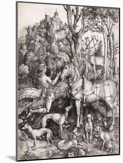 St. Eustace-Albrecht Dürer-Mounted Giclee Print