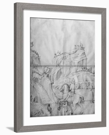 St. Eustachius, from the Jacopo Bellini's Album of Drawings-Jacopo Bellini-Framed Photographic Print