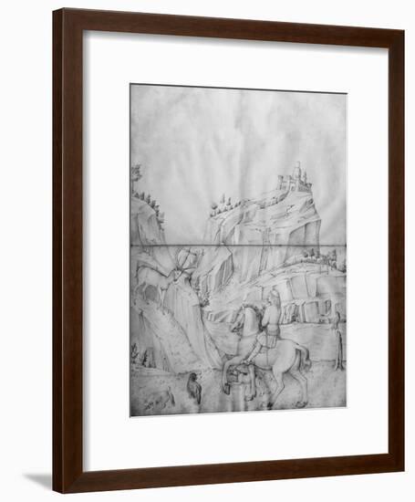 St. Eustachius, from the Jacopo Bellini's Album of Drawings-Jacopo Bellini-Framed Photographic Print