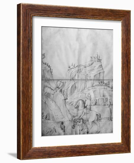 St. Eustachius, from the Jacopo Bellini's Album of Drawings-Jacopo Bellini-Framed Photographic Print