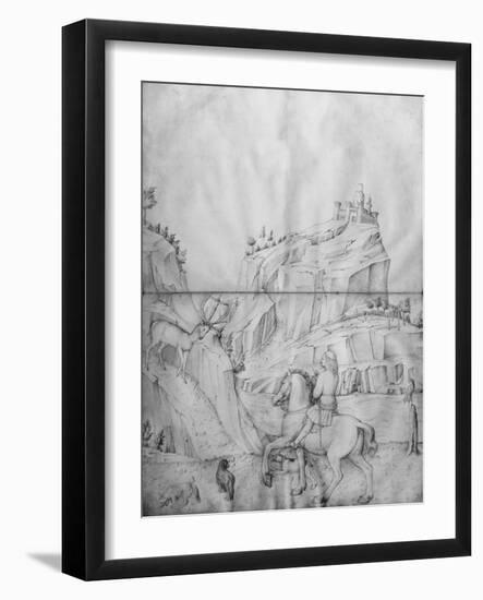 St. Eustachius, from the Jacopo Bellini's Album of Drawings-Jacopo Bellini-Framed Photographic Print