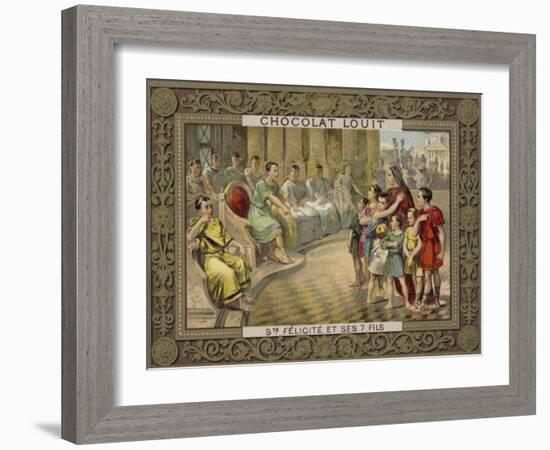 St Felicitas of Rome and Her Seven Sons-null-Framed Giclee Print