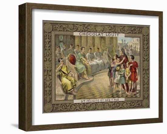 St Felicitas of Rome and Her Seven Sons-null-Framed Giclee Print