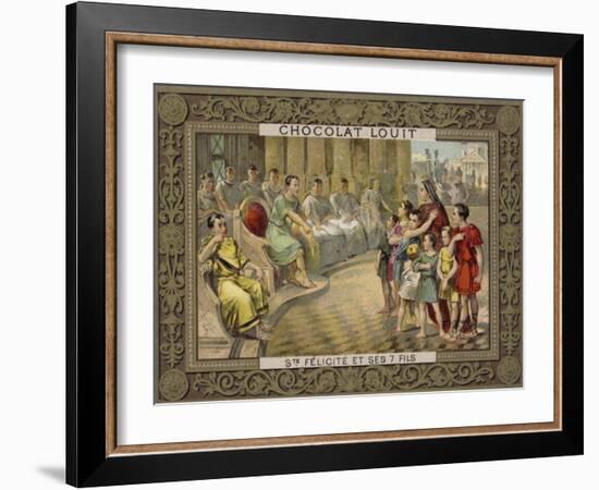 St Felicitas of Rome and Her Seven Sons-null-Framed Giclee Print