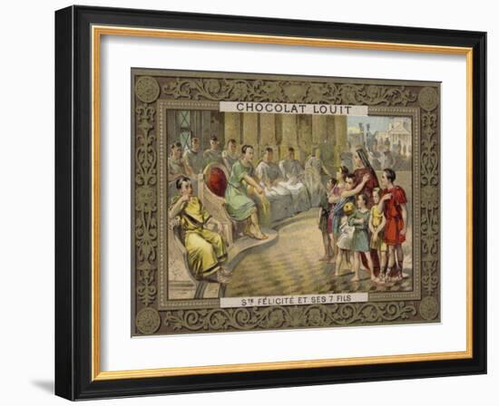 St Felicitas of Rome and Her Seven Sons-null-Framed Giclee Print