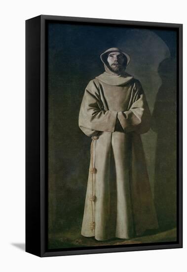 St. Francis 1645-64-Francisco de Zurbarán-Framed Premier Image Canvas