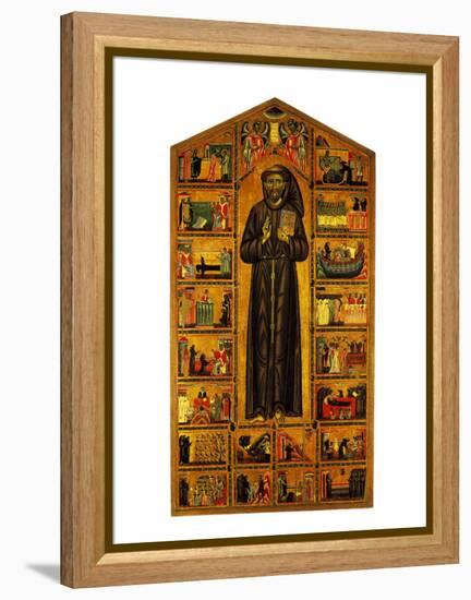 St Francis and Stories of His Life-null-Framed Premier Image Canvas