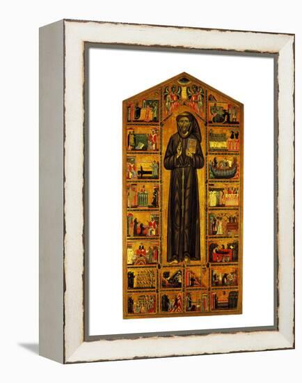 St Francis and Stories of His Life-null-Framed Premier Image Canvas