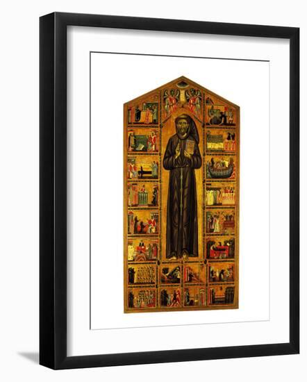 St Francis and Stories of His Life-null-Framed Giclee Print