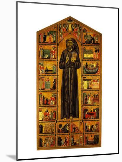 St Francis and Stories of His Life-null-Mounted Giclee Print