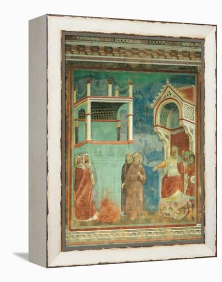 St. Francis before the Sultan-Giotto di Bondone-Framed Stretched Canvas