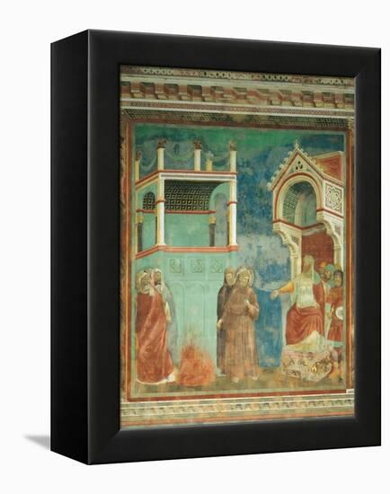 St. Francis before the Sultan-Giotto di Bondone-Framed Stretched Canvas