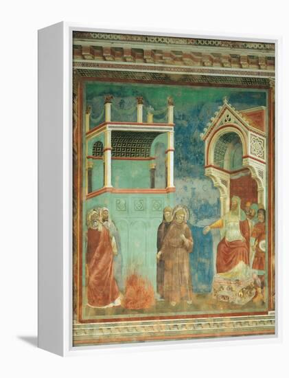 St. Francis before the Sultan-Giotto di Bondone-Framed Stretched Canvas