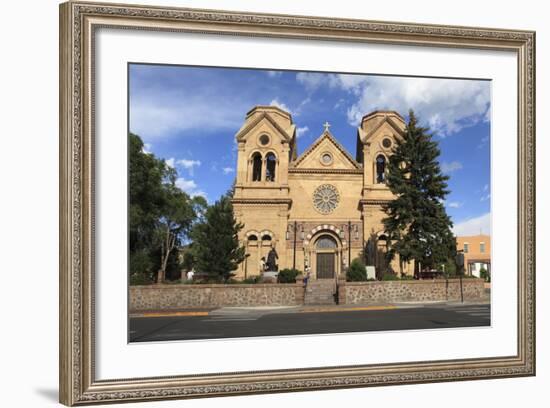 St. Francis Cathedral (Basilica of St. Francis of Assisi), Santa Fe, New Mexico, Usa-Wendy Connett-Framed Photographic Print