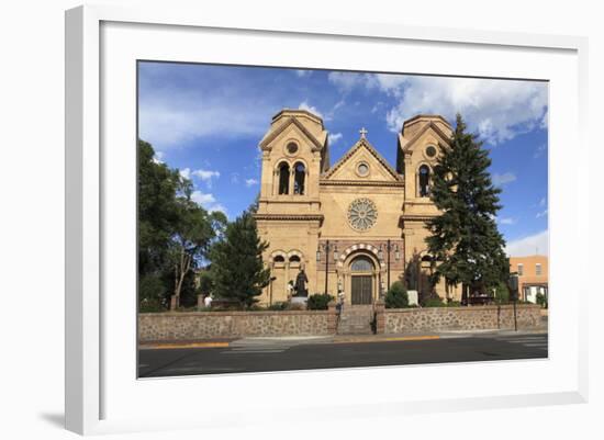 St. Francis Cathedral (Basilica of St. Francis of Assisi), Santa Fe, New Mexico, Usa-Wendy Connett-Framed Photographic Print