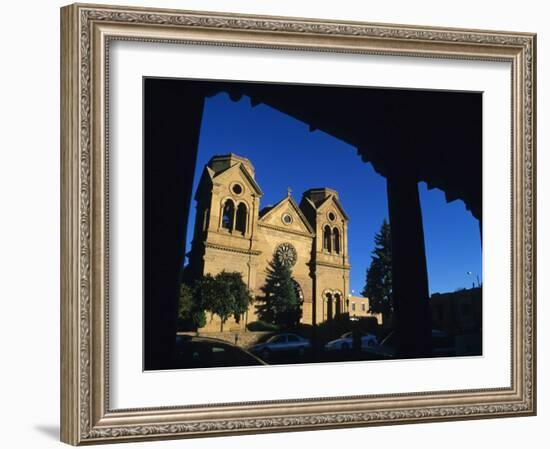 St. Francis Cathedral, Santa Fe, New Mexico, USA-Michael Snell-Framed Photographic Print