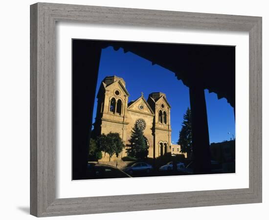 St. Francis Cathedral, Santa Fe, New Mexico, USA-Michael Snell-Framed Photographic Print