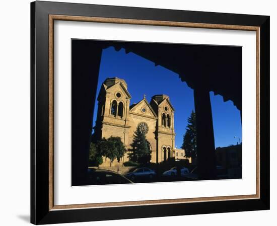 St. Francis Cathedral, Santa Fe, New Mexico, USA-Michael Snell-Framed Photographic Print