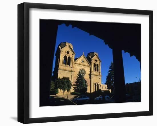 St. Francis Cathedral, Santa Fe, New Mexico, USA-Michael Snell-Framed Photographic Print