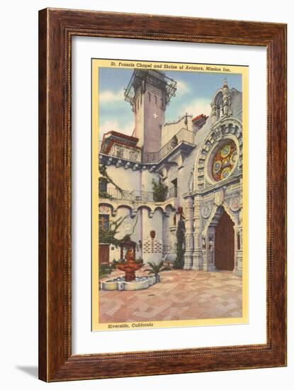 St. Francis Chapel, Mission Inn, Riverside, California-null-Framed Art Print