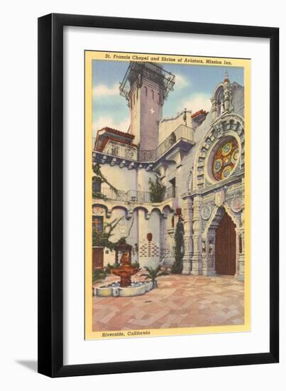 St. Francis Chapel, Mission Inn, Riverside, California-null-Framed Art Print