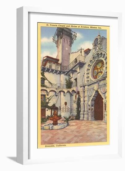 St. Francis Chapel, Mission Inn, Riverside, California-null-Framed Art Print