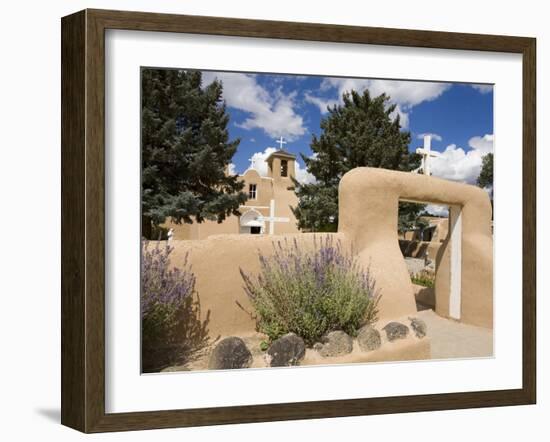 St. Francis De Asis Church in Ranchos De Taos, Taos, New Mexico, United States of America, North Am-Richard Cummins-Framed Photographic Print