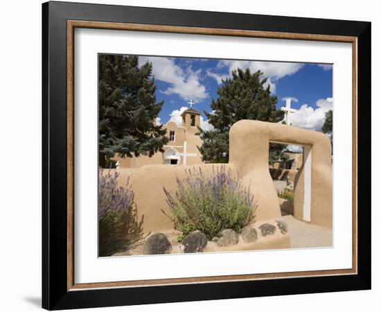 St. Francis De Asis Church in Ranchos De Taos, Taos, New Mexico, United States of America, North Am-Richard Cummins-Framed Photographic Print