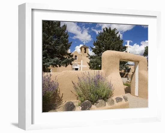 St. Francis De Asis Church in Ranchos De Taos, Taos, New Mexico, United States of America, North Am-Richard Cummins-Framed Photographic Print