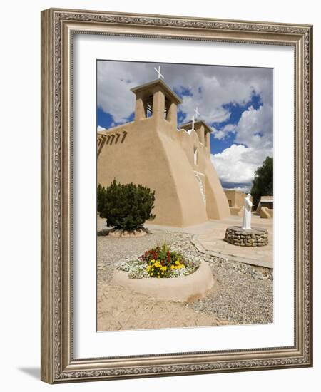 St. Francis De Asis Church in Ranchos De Taos, Taos, New Mexico, United States of America, North Am-Richard Cummins-Framed Photographic Print