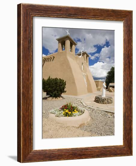St. Francis De Asis Church in Ranchos De Taos, Taos, New Mexico, United States of America, North Am-Richard Cummins-Framed Photographic Print