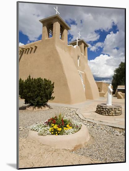 St. Francis De Asis Church in Ranchos De Taos, Taos, New Mexico, United States of America, North Am-Richard Cummins-Mounted Photographic Print