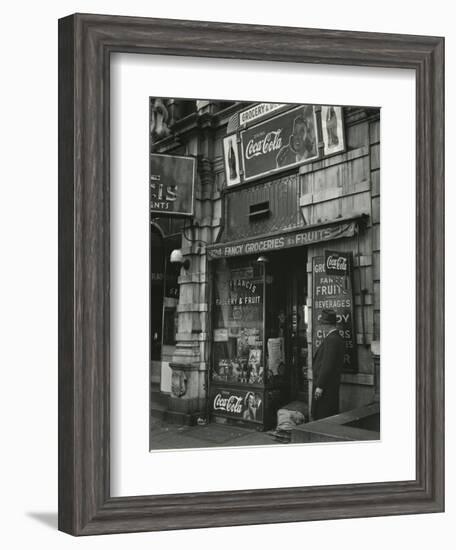 St. Francis Grocery, New York, 1943-Brett Weston-Framed Photographic Print
