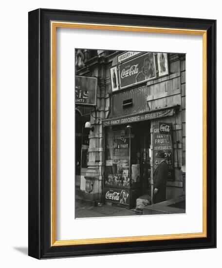 St. Francis Grocery, New York, 1943-Brett Weston-Framed Photographic Print