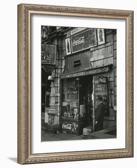 St. Francis Grocery, New York, 1943-Brett Weston-Framed Photographic Print