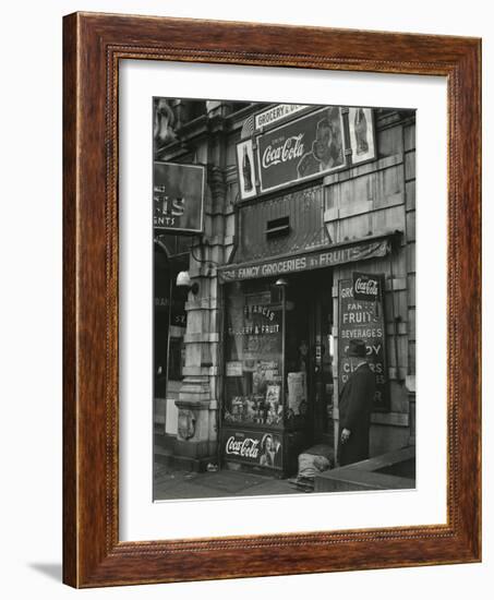 St. Francis Grocery, New York, 1943-Brett Weston-Framed Photographic Print