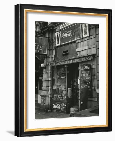 St. Francis Grocery, New York, 1943-Brett Weston-Framed Photographic Print